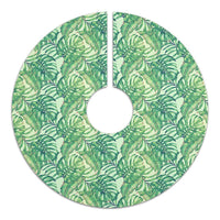 Tropical Leaves Jungle Monstera Leaf Tree Skirt - Polynesian Pride