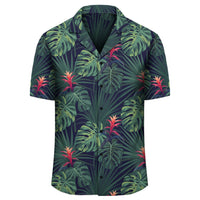 Tropical Monstera Leaf Green Hawaiian Shirt - Polynesian Pride