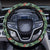 Tropical Monstera Leaf Green Mix Hawaii Universal Steering Wheel Cover with Elastic Edge - Polynesian Pride