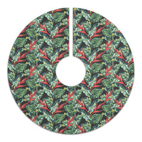 Tropical Monstera Leaf Green Mix Tree Skirt - Polynesian Pride