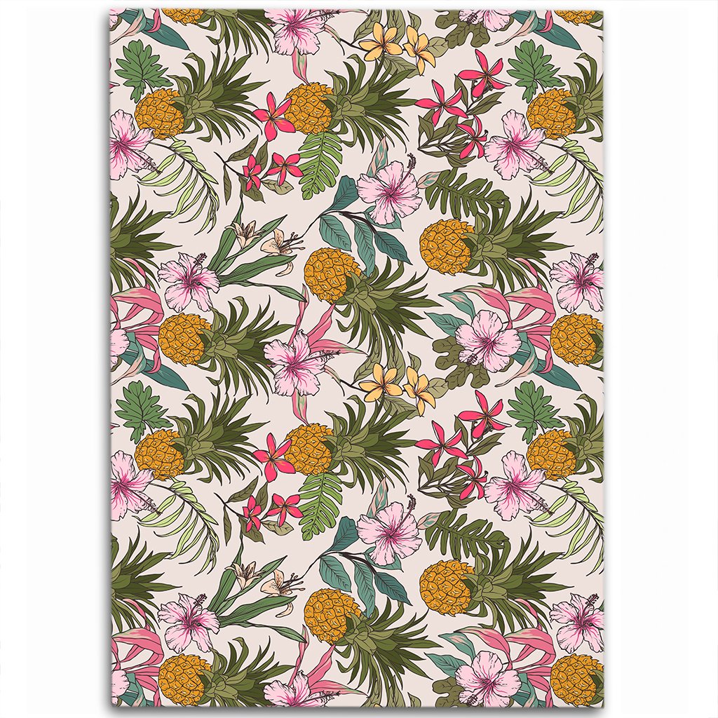 Tropical Pineaapple Area Rug - AH Luxurious - Polynesian Pride