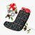 Tropical Strelitzia Black Christmas Stocking - Polynesian Pride