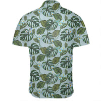Hawaiian Shirt - Tropical Flowers Monstera Leaf Shirt - Polynesian Pride