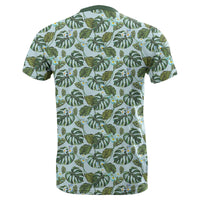 Hawaii Tropical Flowers Monstera Leaf T Shirt - Polynesian Pride