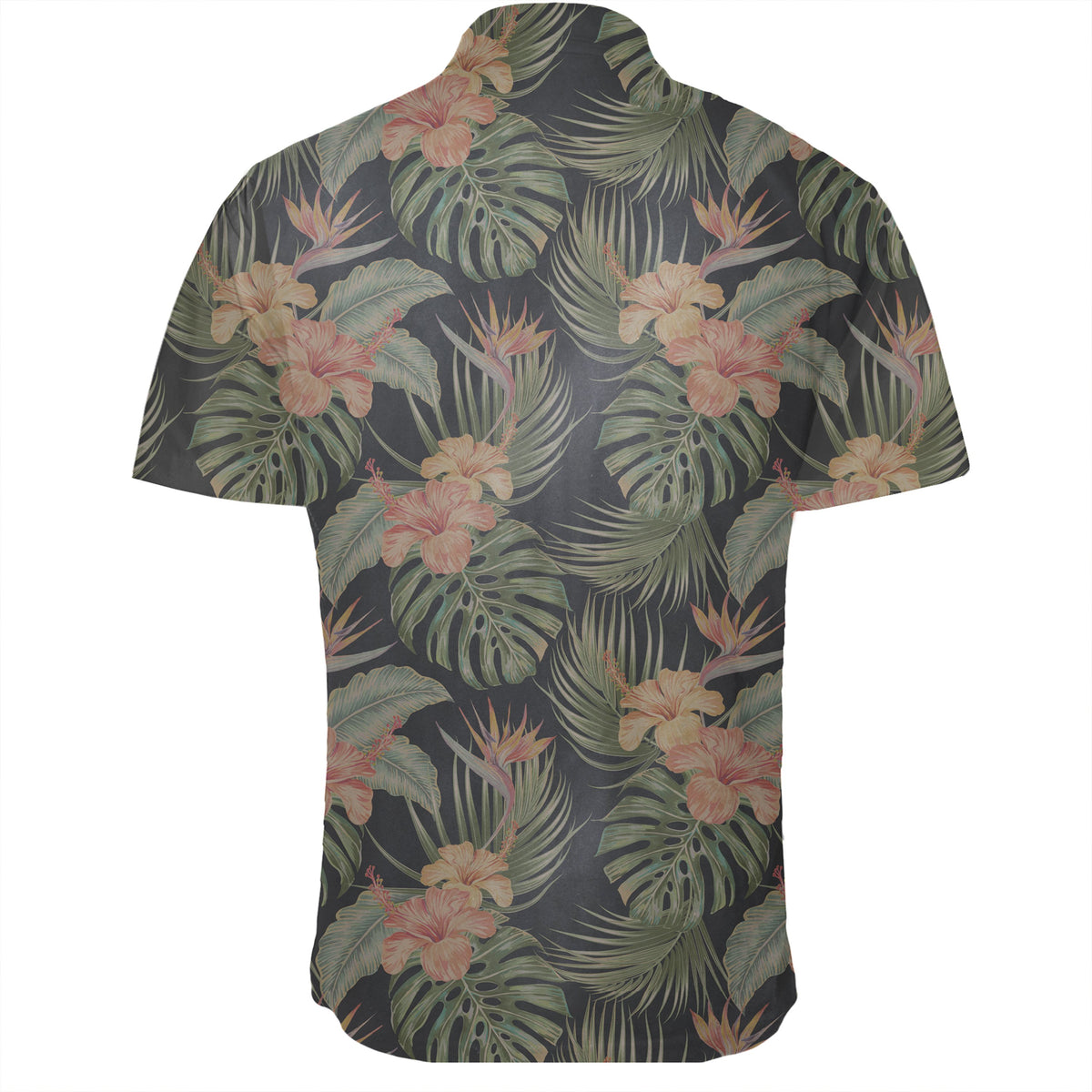 Hawaiian Shirt - Tropical Hibiscus Monstera Leaf Shirt - Polynesian Pride