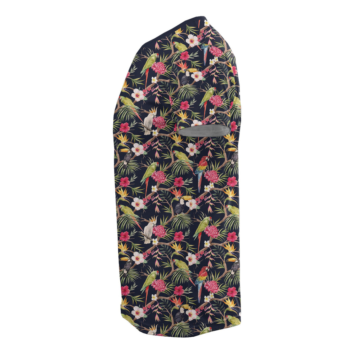 Hawaii Tropical Hibiscus, Strelitzia Palm Leaves T Shirt - Polynesian Pride