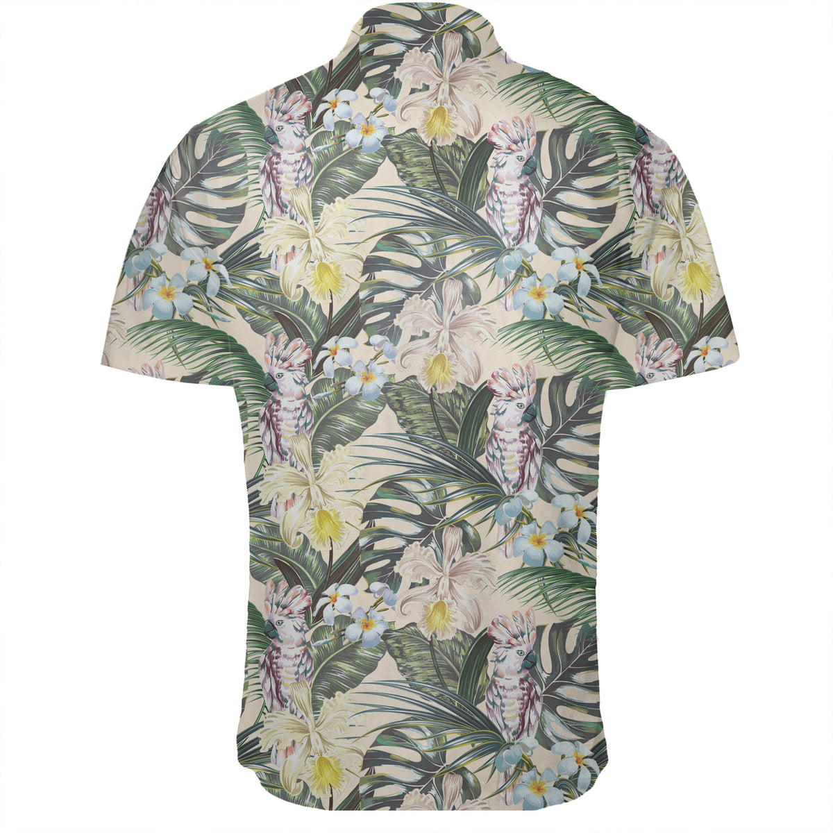 Hawaiian Shirt - Tropical Jungle Parrots And Flamingos Shirt - Polynesian Pride