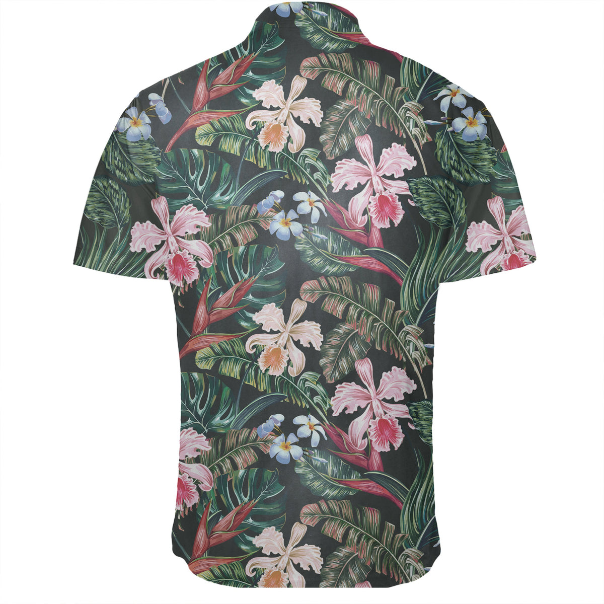 Hawaiian Shirt - Tropical Monstera Leaf Red Shirt - Polynesian Pride