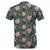 Hawaii Tropical Monstera Leaf Red T Shirt - Polynesian Pride