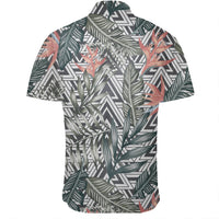 Hawaiian Shirt - Tropical Palm Leaves And Flowers Shirt - Polynesian Pride