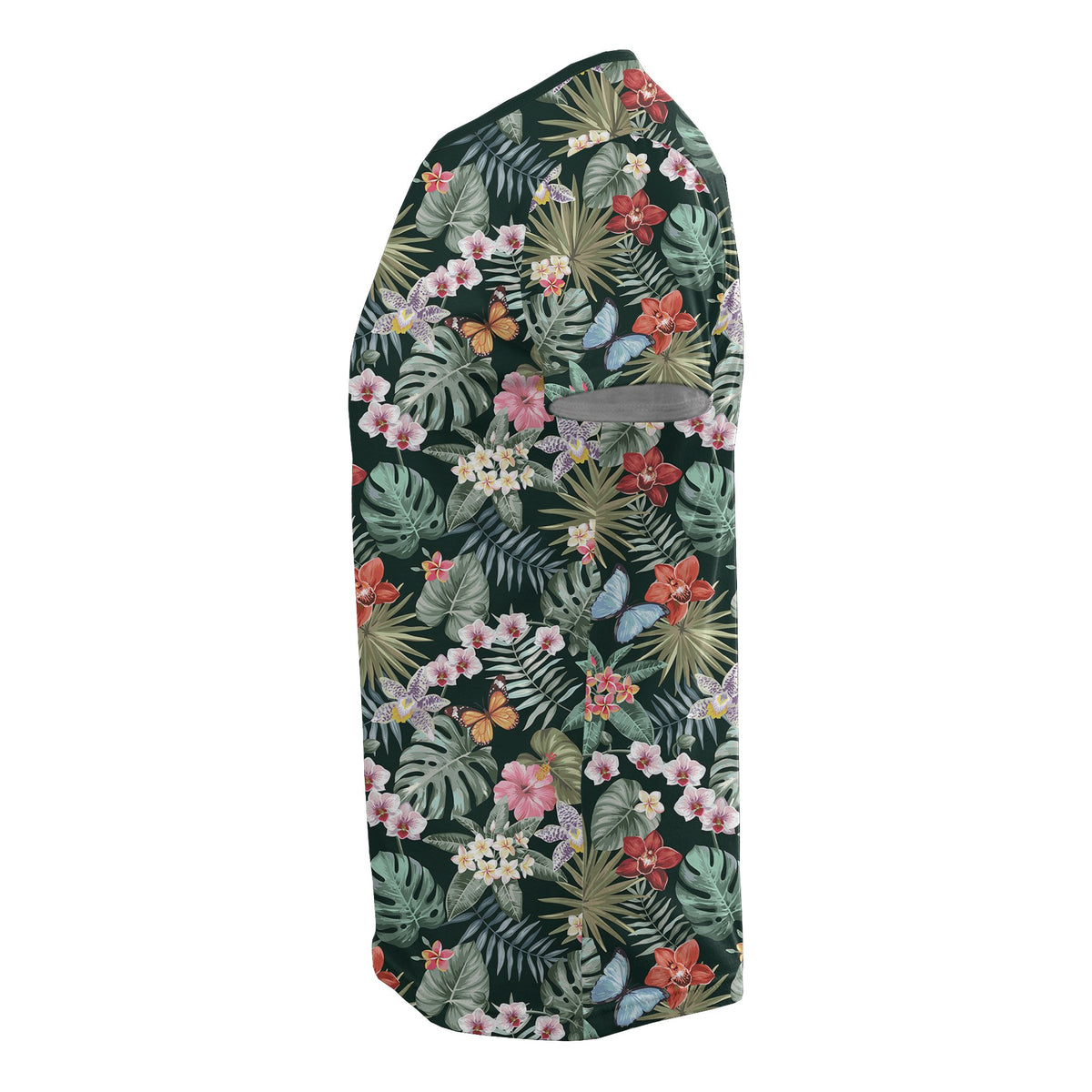 Hawaii Tropical Plumeria Pattern With Palm Leaves T Shirt - Polynesian Pride