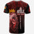 Custom Kolisi Tonga Atele Old Boys T Shirt Red Lions LT7 - Polynesian Pride