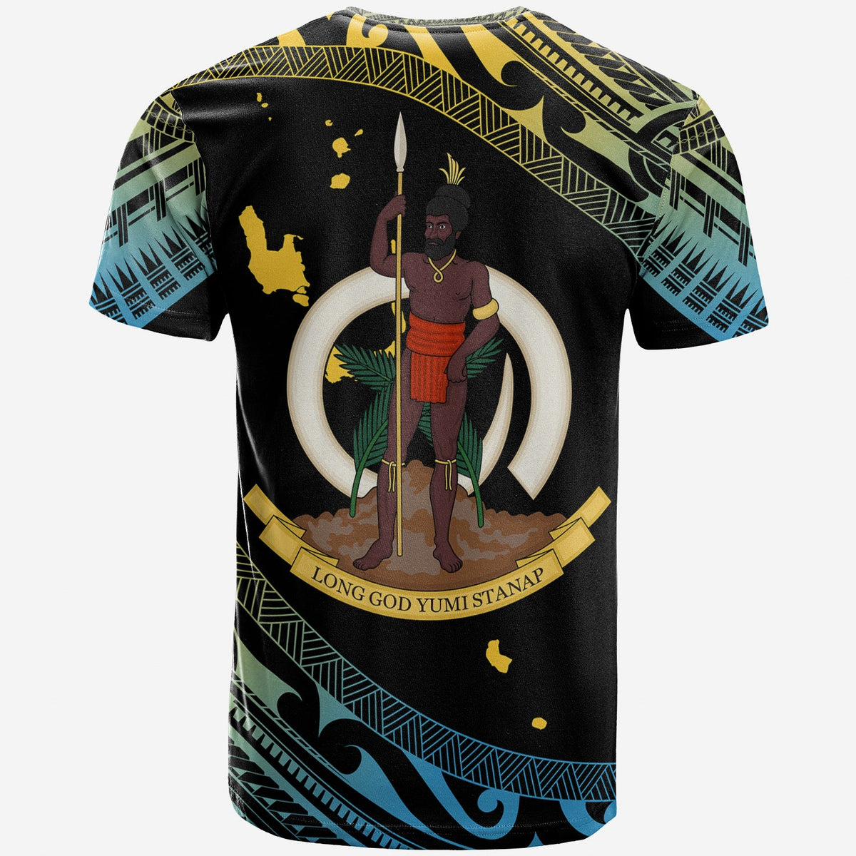 Vanuatu T Shirt Proud To Be A Ni Van Polynesian Patterns Sanma Province LT7 - Polynesian Pride