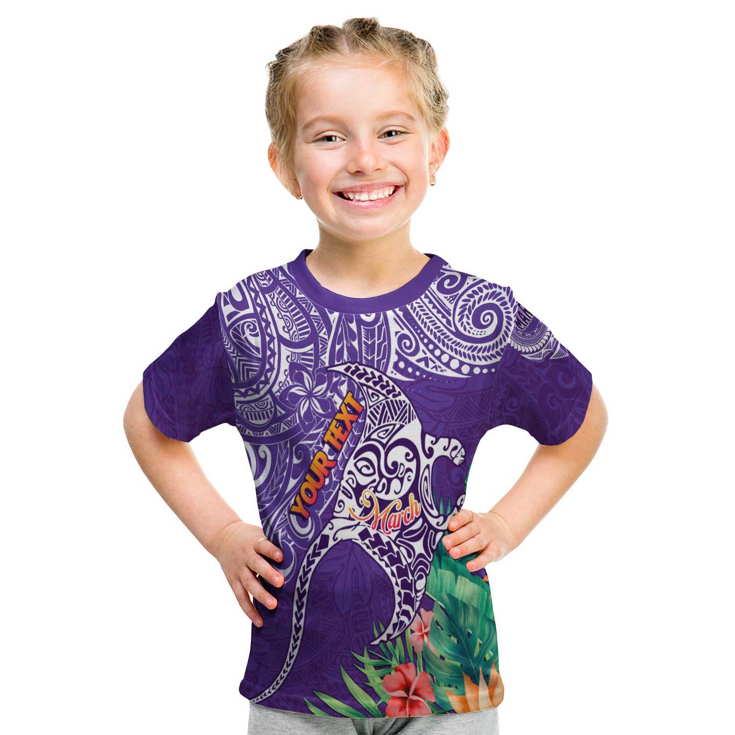 (Custom Personalised) Polynesian Birthday Kid T Shirt Legends Are Born In March LT7 Youth XL Size14 - Polynesian Pride