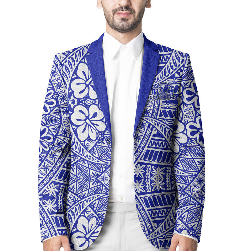 Tonga Taufa'ahau Pilolevu College Blazer Kupesi Vibes - Blue LT8 Unisex Blue - Polynesian Pride