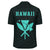Kakau Polynesian Kanaka Map Hawaii Shirt - Turquoise - Polynesian Pride