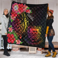 Tuvalu Premium Quilt - Tropical Hippie Style - Polynesian Pride