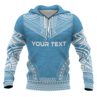 Tuvalu Polynesian Chief Custom Hoodie Flag Version - Polynesian Pride