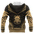 Tuvalu Polynesian Chief Custom Hoodie Gold Version Unisex Gold - Polynesian Pride