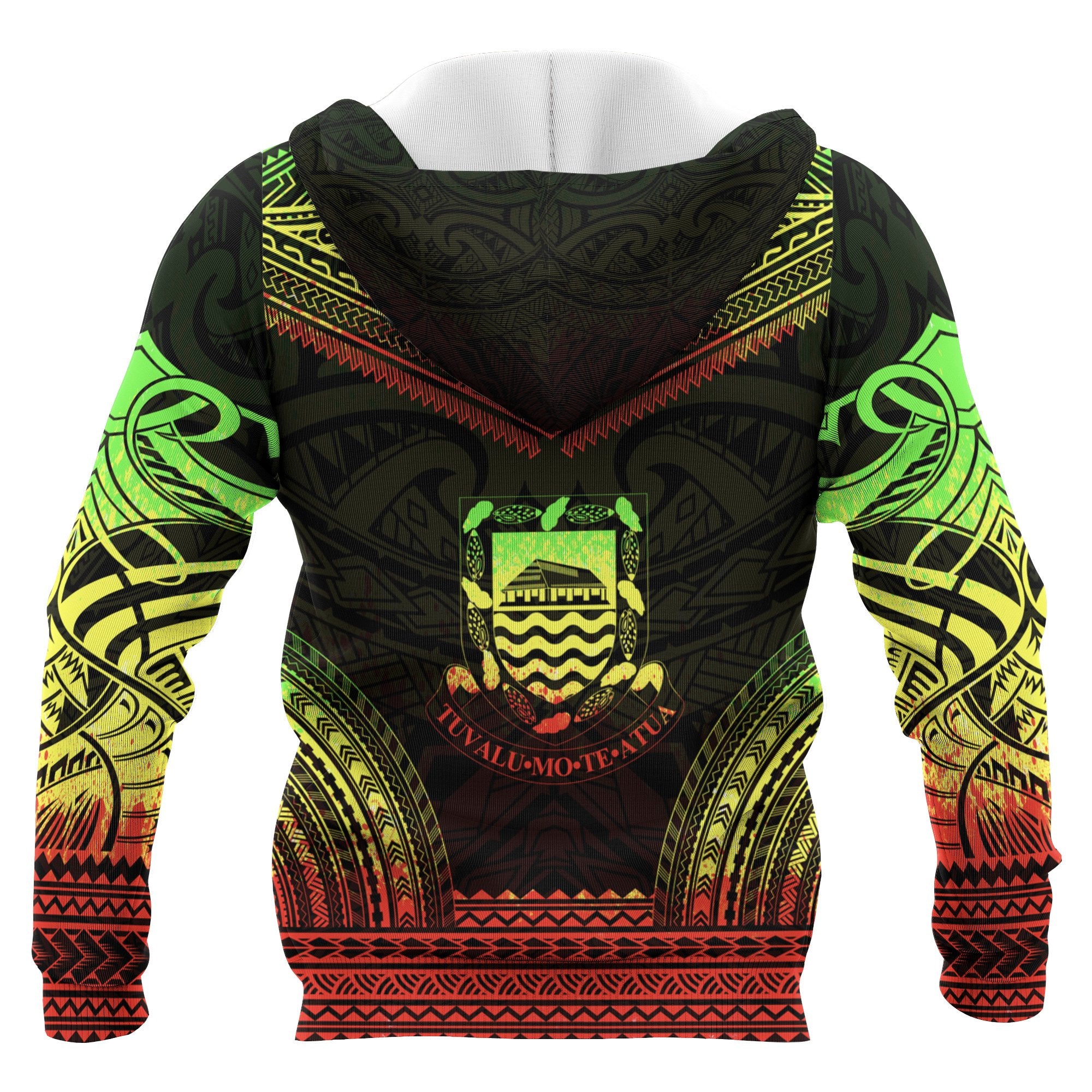 Tuvalu Polynesian Chief Custom Hoodie Reggae Version Unisex Reggae - Polynesian Pride