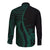 Hawaii Long Sleeves Button Shirts - Green Polynesian Tentacle Tribal Pattern LT7 - Polynesian Pride