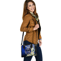 Northern Mariana Islands Shoulder Handbag - Polynesian Plumeria Pattern - Polynesian Pride