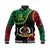 Vanuatu Baseball Jacket Basic Coat Of Arms LT9 Unisex Black - Polynesian Pride