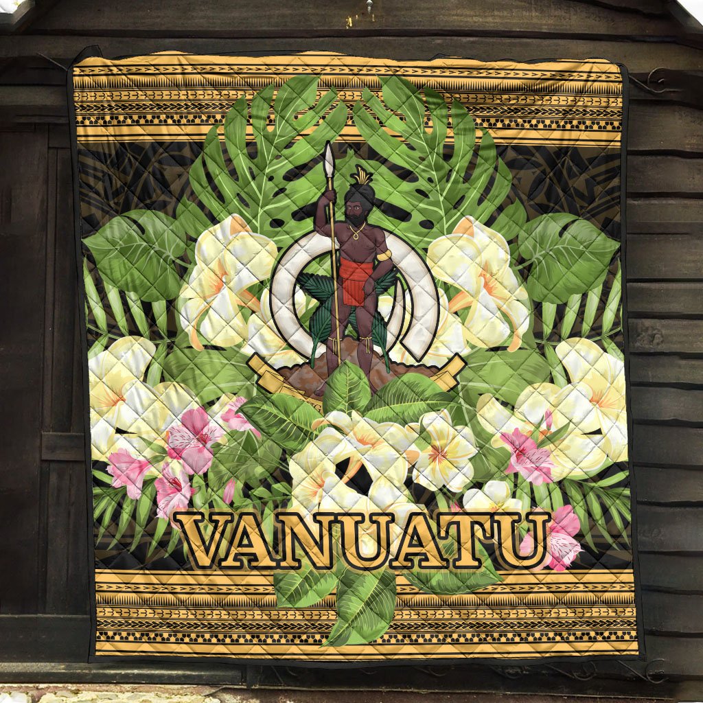 Vanuatu Premium Quilt - Polynesian Gold Patterns Collection - Polynesian Pride