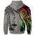 Vanuatu Zip up Hoodie Classical Coconut Tree - Polynesian Pride