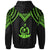 Vanuatu Custom Hoodie Polynesian Armor Style Green - Polynesian Pride