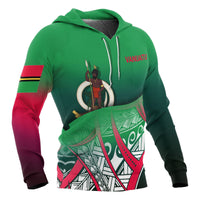 Vanuatu Coat of rms Hoodie Polynesian Pattern - Polynesian Pride