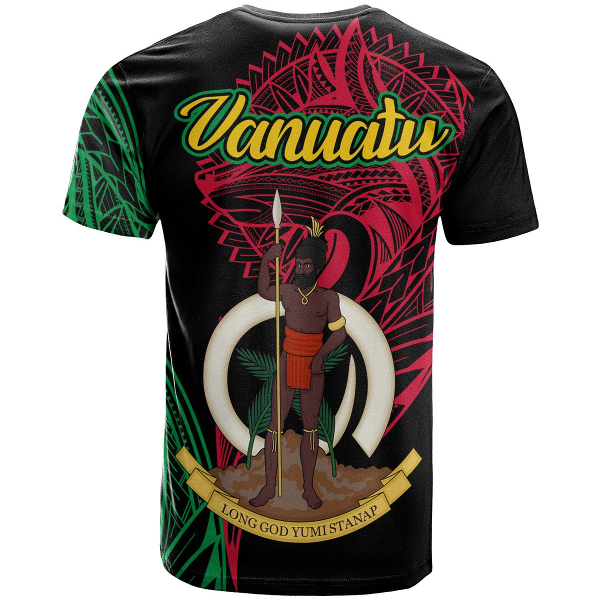 Vanuatu T Shirt Futuna Seal of Vanuatu Special Style - Polynesian Pride