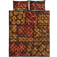 Polynesian Quilt Bed Set - Elements Fabric Patchwork - Polynesian Pride