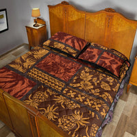 Polynesian Quilt Bed Set - Elements Fabric Patchwork - Polynesian Pride
