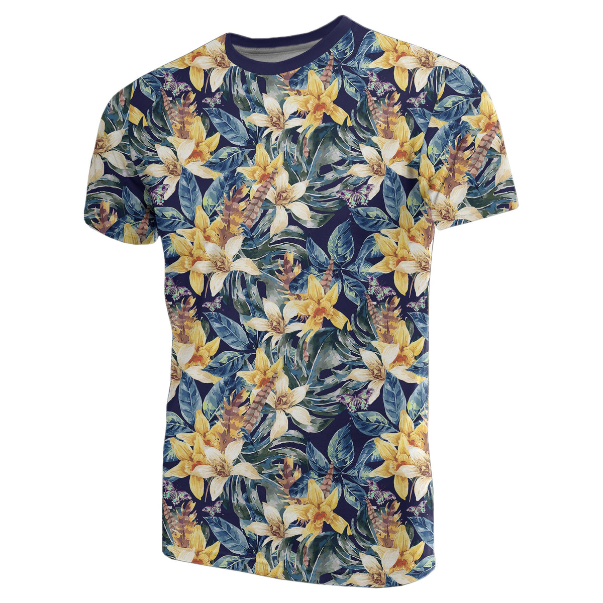 Hawaii Vintage Floral T Shirt - Polynesian Pride