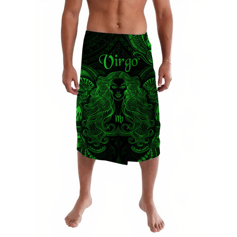 Virgo Zodiac Polynesian Lavalava Unique Style Green LT8 Green - Polynesian Pride