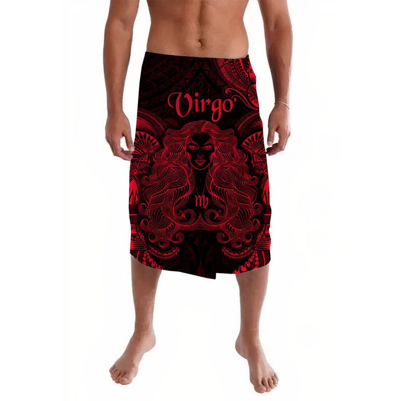 Virgo Zodiac Polynesian Lavalava Unique Style Red LT8 Red - Polynesian Pride