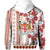 Fiji Hoodie Tagimoucia Mixed White Tapa Style LT9 - Polynesian Pride