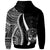 Marshall Islands Custom Hoodie White Tentacle Tribal Pattern Crest - Polynesian Pride