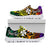 Wallis and Futuna Custom Personalised Sneakers - Rainbow Polynesian Pattern - Polynesian Pride