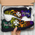 Wallis and Futuna Custom Personalised Sneakers - Rainbow Polynesian Pattern - Polynesian Pride