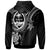 Guam Custom Hoodie White Turtle - Polynesian Pride