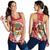 Hawaii Christmas Women Racerback Tank Mele Kalikimaka - Tropical Santa LT7 - Polynesian Pride