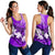 Personalised Fiji Day Women Racerback Tank Flying Fijians Masi Kesa Style - Violet LT7 - Polynesian Pride