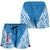 Toa Samoa Rugby Women Shorts Manu Siva Tau Style Ulafala LT13 - Polynesian Pride