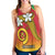 Vanuatu Novelty Women Racerback Tank Frangipani Tropical Spa Flower LT13 - Polynesian Pride