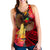 Papua New Guinea Women Racerback Tank Bird of Paradise LT13 Black - Polynesian Pride