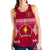 (Custom Personalised) Beulah College Women Racerback Tank Ngatu Pattern Tonga LT13 Maroon - Polynesian Pride