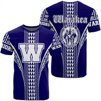 Hawaii Waiakea High T Shirt Unisex Blue - Polynesian Pride