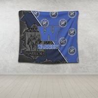 Hawaii - Waiakea High Tapestry - AH Wall Tapestry Medium 80" x 68" Blue - Polynesian Pride